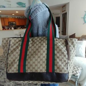 Gucci monogram dog pet carrier tote bag 131697
